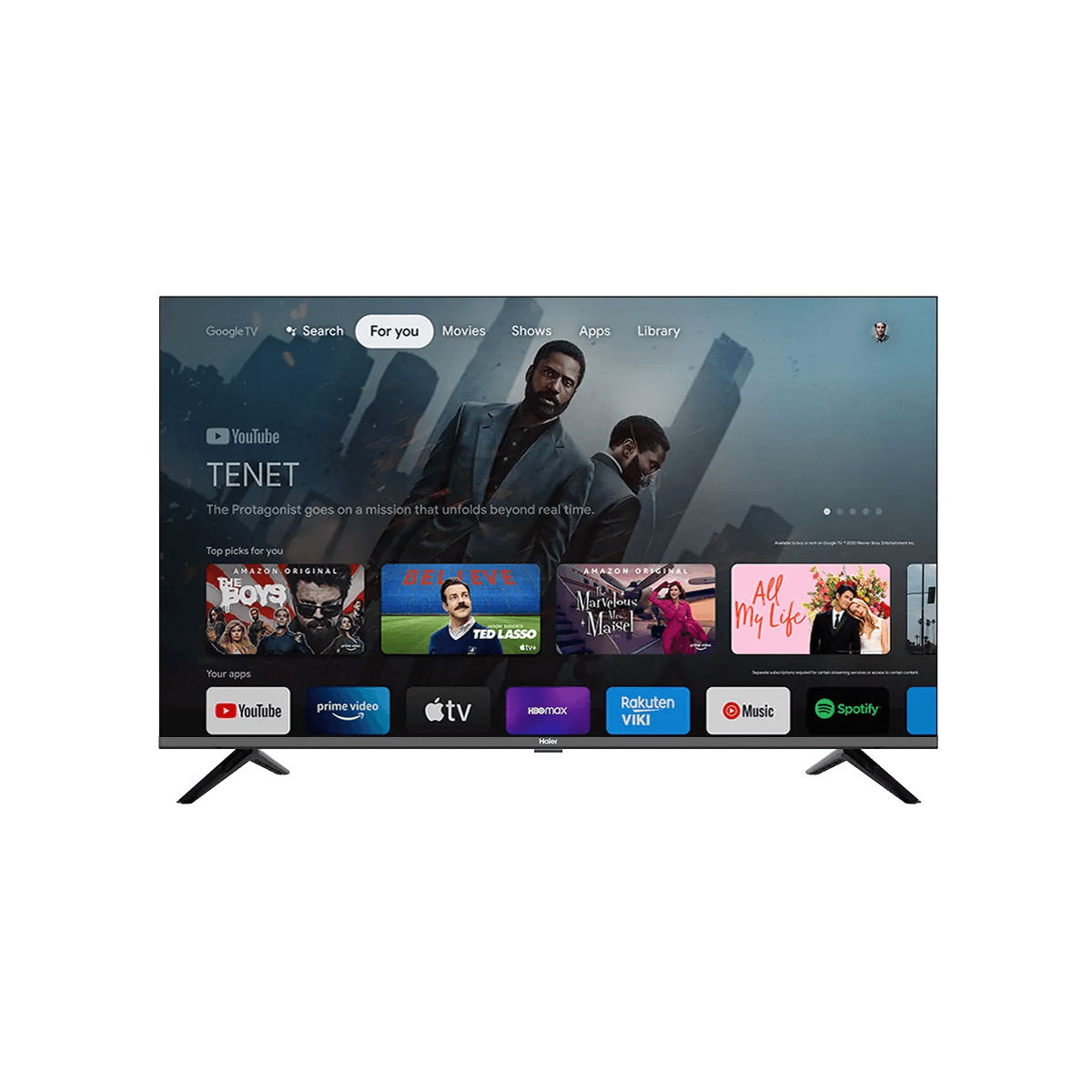 Haier 65" Inch H65K800UX 4K Google LED