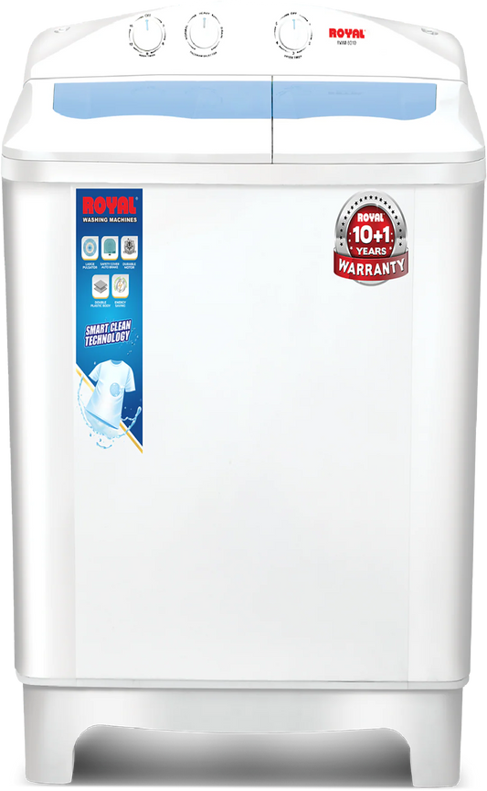 Royal Twin Tub Washing Machine & Dryer Top Load 8.5KG RWM-8010