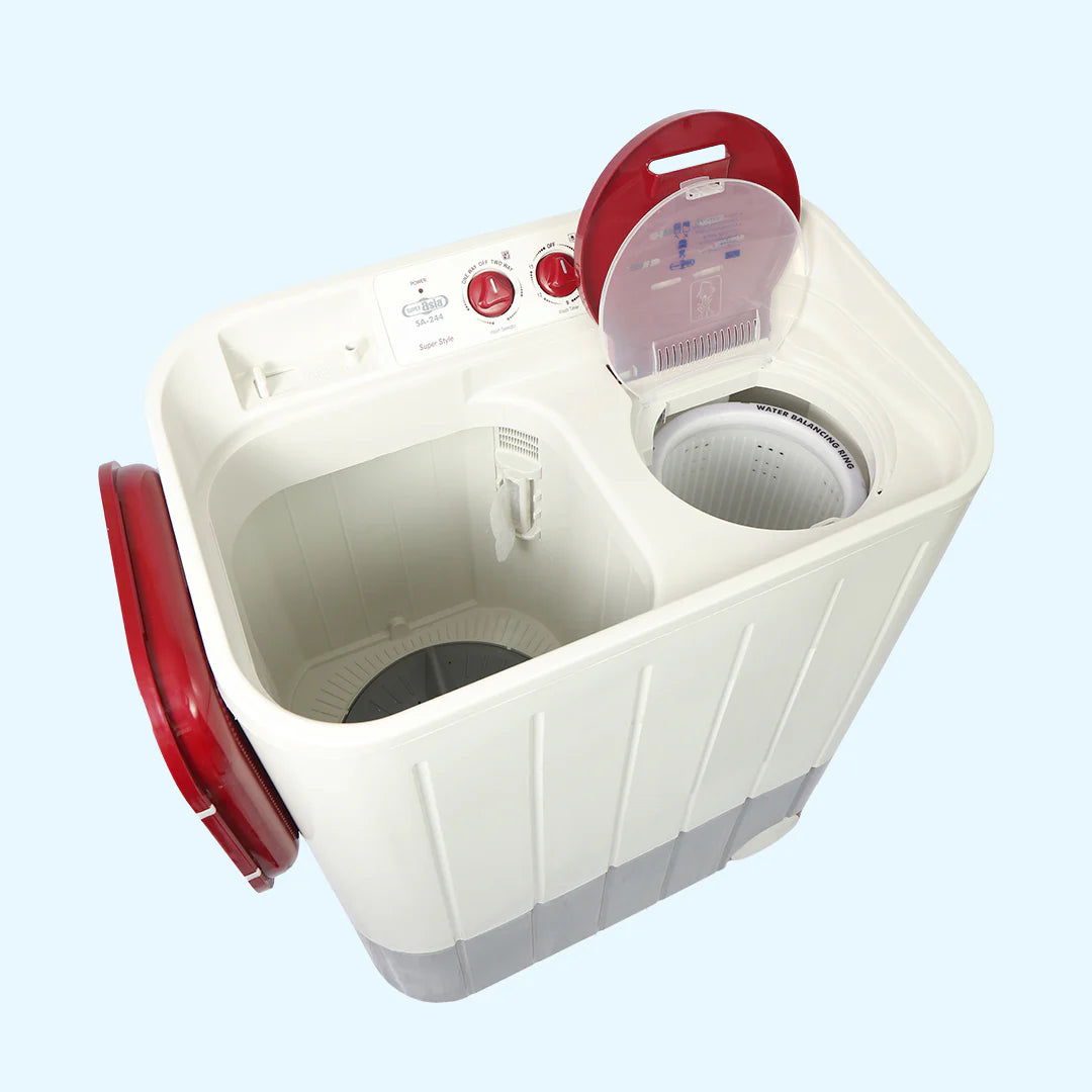 Super Asia Twin Tub Washing Machine 8KG SA-244 SUPER STYLE