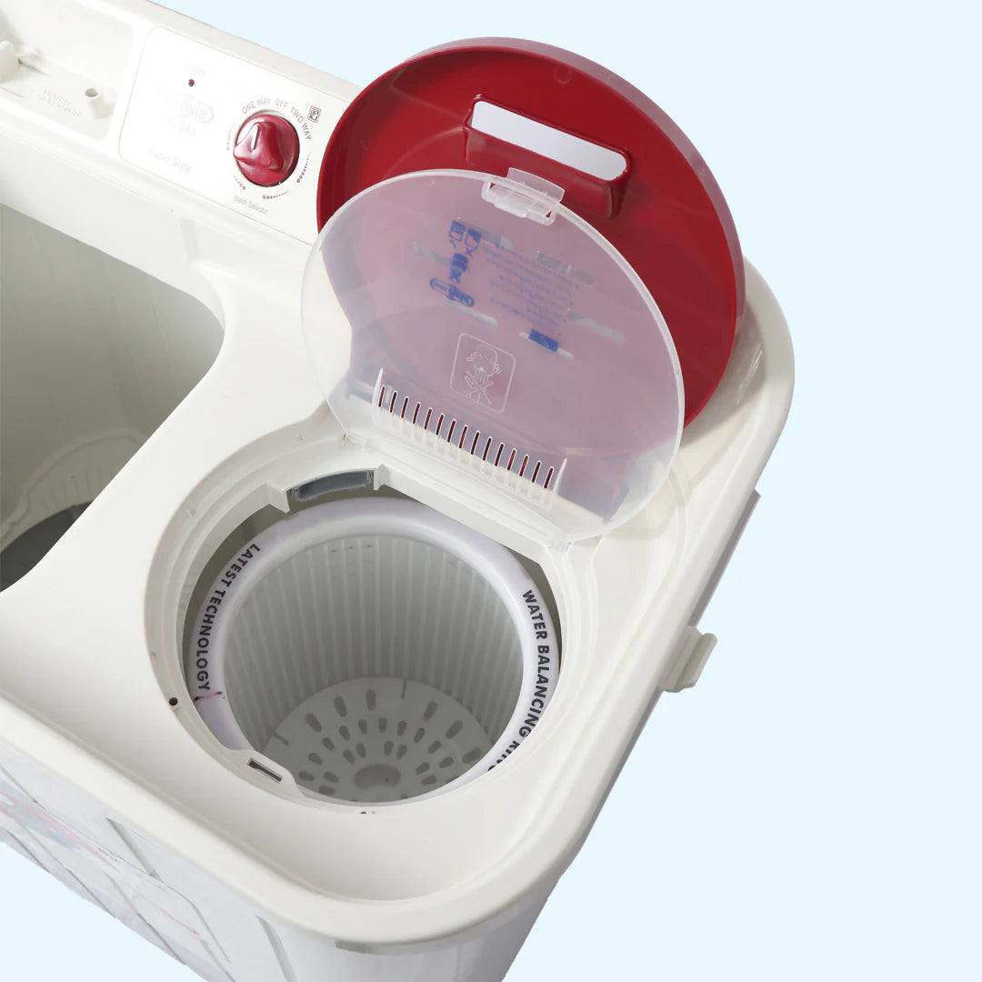 Super Asia Twin Tub Washing Machine 8KG SA-244 SUPER STYLE
