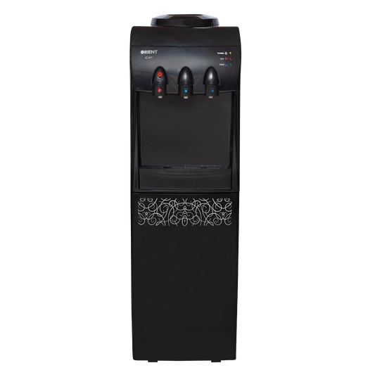Oreint Icon 3 Taps Black Water Dispenser